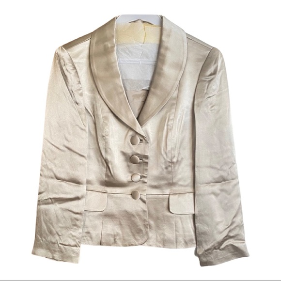 Jovani Silk Blazer - Picture 1 of 4